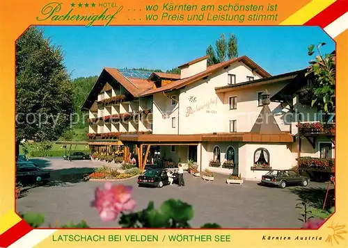 AK / Ansichtskarte Latschach_Velden Pachernighof Hotel Restaurant Latschach Velden