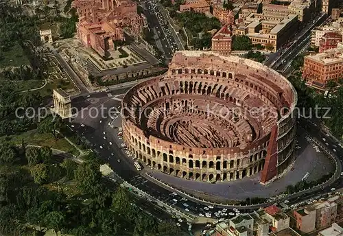 AK / Ansichtskarte Rom_Roma Fliegeraufnahme Colosseo Rom_Roma