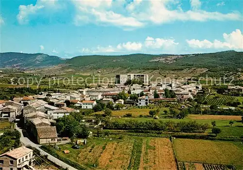 AK / Ansichtskarte Alba la Romaine Fliegeraufnahme Paysages du Vivarais Alba la Romaine