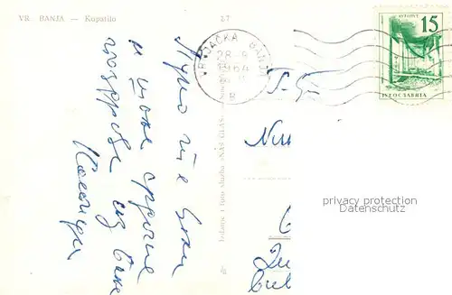 AK / Ansichtskarte Vrnjacka_Banja_Raska Kupatilo Vrnjacka_Banja_Raska