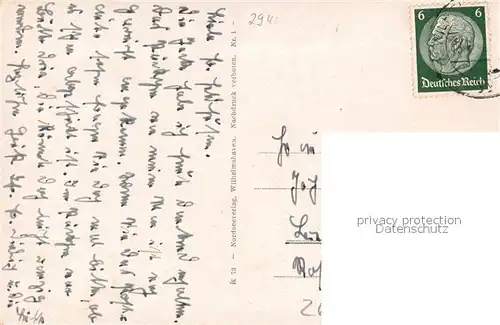 AK / Ansichtskarte Wilhelmshaven Panorama Turm Wilhelmshaven