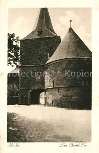 AK / Ansichtskarte Goslar Das Breite Tor Goslar