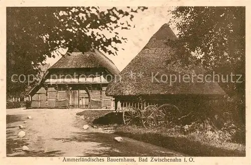 AK / Ansichtskarte Bad_Zwischenahn Ammerlaendisches Bauernhaus Bad_Zwischenahn