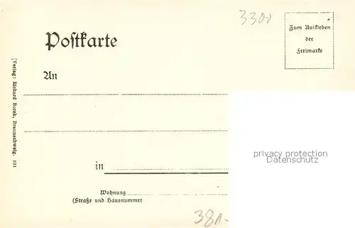 AK / Ansichtskarte Braunschweig Meinhardshof Braunschweig