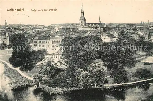 AK / Ansichtskarte Wolfenbuettel Blick vom Wasserturm Wolfenbuettel