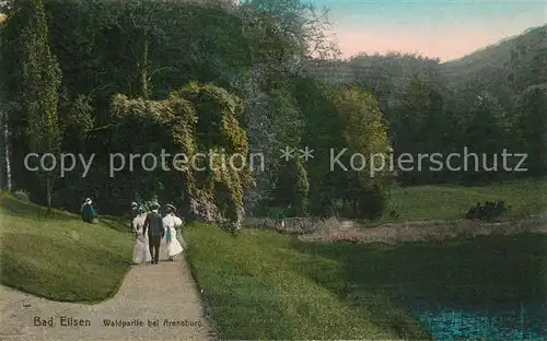 AK / Ansichtskarte Bad_Eilsen Waldpartie bei Arensburg Bad_Eilsen