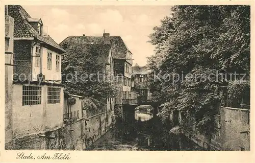 AK / Ansichtskarte Stade_Niederelbe Am Fleth Stade Niederelbe