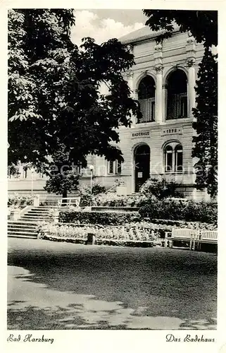 AK / Ansichtskarte Bad_Harzburg Das Badehaus Bad_Harzburg