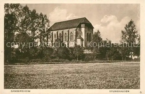 AK / Ansichtskarte Gandersheim_Bad Kirche Gandersheim_Bad