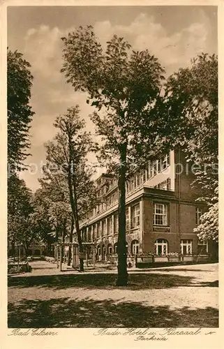 AK / Ansichtskarte Bad_Eilsen Bader Hotel und Kursaal Park Bad_Eilsen