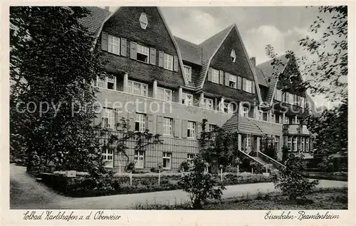 AK / Ansichtskarte Bad_Karlshafen Eisenbahn Beamtenheim Bad_Karlshafen