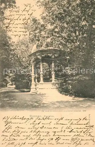 AK / Ansichtskarte Bremen Pavillon Bremen
