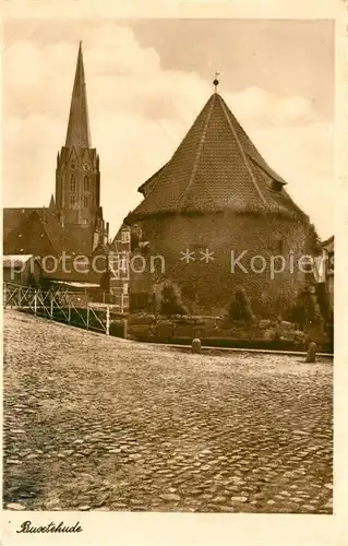 AK / Ansichtskarte Buxtehude Runder Turm Kirche Buxtehude