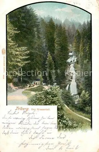 AK / Ansichtskarte Triberg_Schwarzwald Der Wasserfall Triberg Schwarzwald