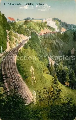 AK / Ansichtskarte Schwarzwald Loeffeltal Hoellental Schwarzwald