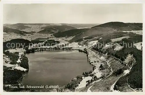 AK / Ansichtskarte Titisee Fliegeraufnahme Titisee