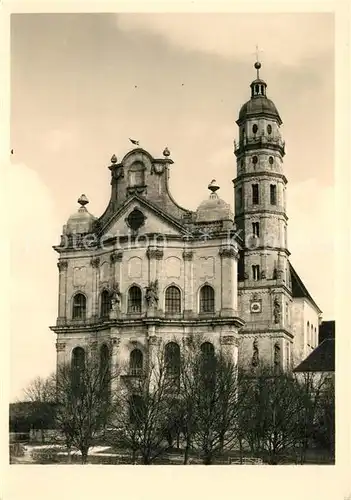 AK / Ansichtskarte Neresheim Abtei Neresheim Kirchenfassade Neresheim