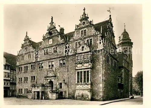 AK / Ansichtskarte Hann._Muenden Rathaus Hann. Muenden