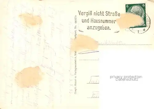 AK / Ansichtskarte Bad_Mergentheim Eingang zum Schloss Bad_Mergentheim