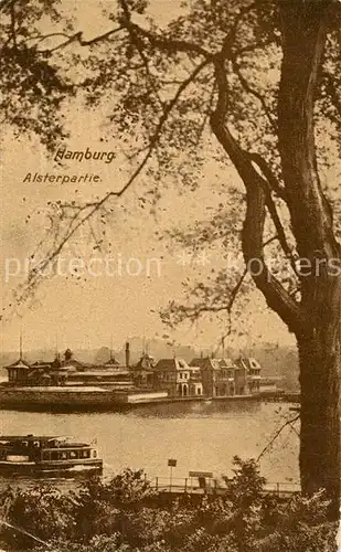 AK / Ansichtskarte Hamburg Alsterpartie Hamburg