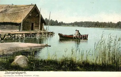 AK / Ansichtskarte Stockholm Skaergardsparti Stockholm