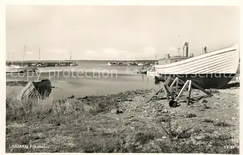 AK / Ansichtskarte Ljugan_Gotland Fiskehamn 