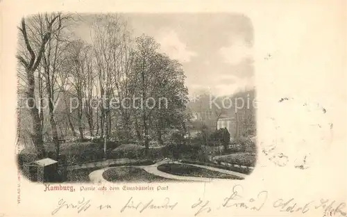 AK / Ansichtskarte Hamburg Eimsbuetteler Park Hamburg