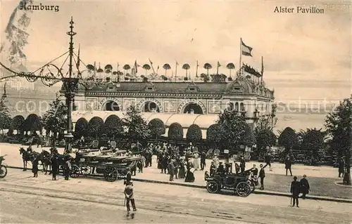 AK / Ansichtskarte Hamburg Alster Pavillon Hamburg