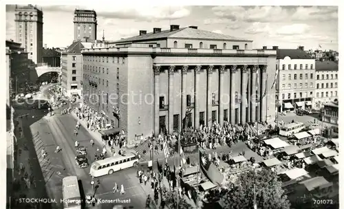 AK / Ansichtskarte Stockholm Hoetorget med Konserthuset Stockholm