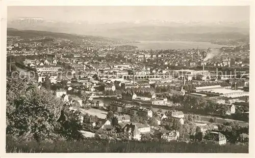 AK / Ansichtskarte Zuerich_ZH Stadtblick Zuerich_ZH