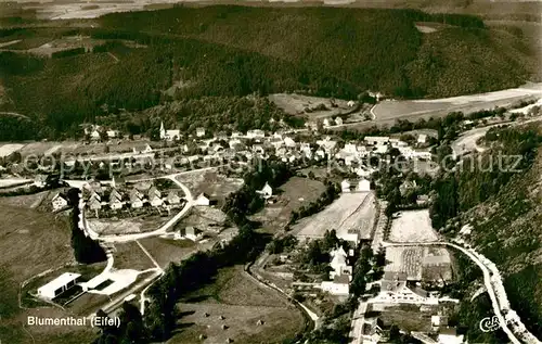 AK / Ansichtskarte Blumenthal_Schleiden Fliegeraufnahme Blumenthal_Schleiden