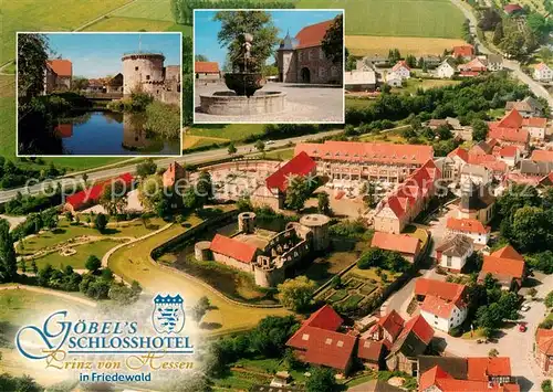 AK / Ansichtskarte Friedewald_Hessen Goebels Schlosshotel Prinz von Hessen Friedewald Hessen