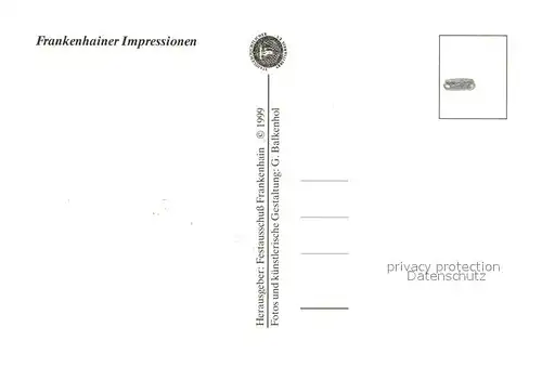 AK / Ansichtskarte Frankenhain_Thueringen  Frankenhain Thueringen