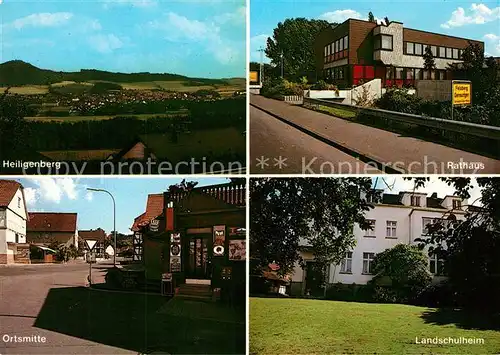 AK / Ansichtskarte Gensungen Rathaus Landschulheim Heiligenberg Gensungen