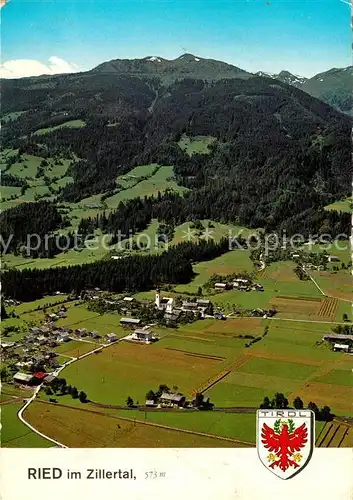 AK / Ansichtskarte Ried_Zillertal Fliegeraufnahme Ried_Zillertal