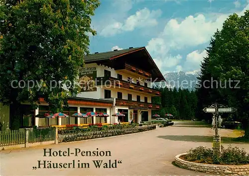 AK / Ansichtskarte Groebming_Steiermark Hotel Haeserl im Wald Groebming_Steiermark