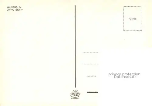 AK / Ansichtskarte Hilversum AVRO Studio Hilversum