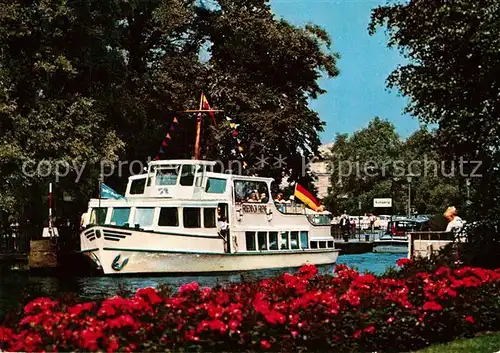 AK / Ansichtskarte Motorschiffe Weisse Flotte Muelheim Ruhr  Motorschiffe