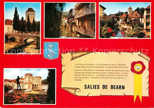 AK / Ansichtskarte Salies de Bearn Eglise Saleys Etablissement Thermale Salies de Bearn