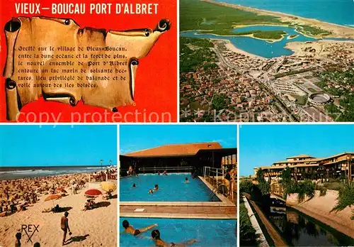 AK / Ansichtskarte Vieux Boucau les Bains Fliegeraufnahme Port Albret Plage  Vieux Boucau les Bains