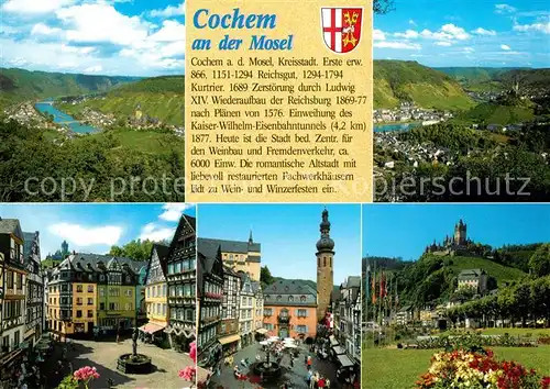 AK / Ansichtskarte Cochem_Mosel Burg  Cochem Mosel
