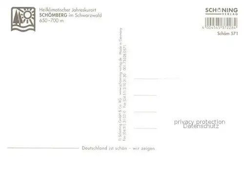 AK / Ansichtskarte Schoemberg_Schwarzwald  Schoemberg Schwarzwald