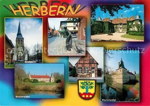 AK / Ansichtskarte Herbern Kirchplatz Westerwinkel Heimathaus Herbern