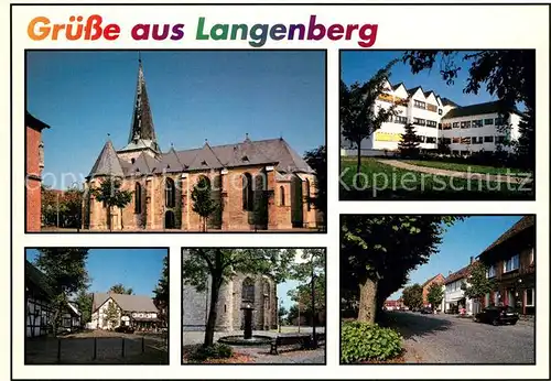 AK / Ansichtskarte Langenberg_Westfalen Kirche Langenberg_Westfalen