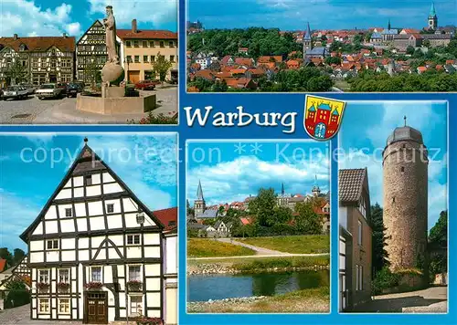 AK / Ansichtskarte Warburg_Westfalen Turm  Warburg_Westfalen