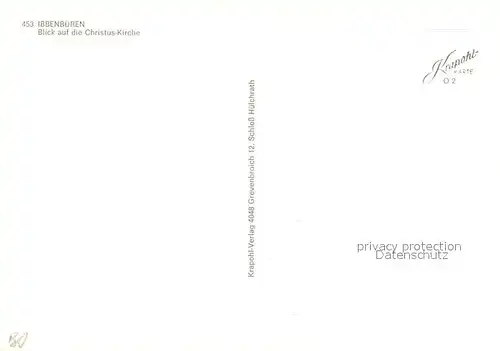AK / Ansichtskarte Ibbenbueren Christuskirche Ibbenbueren
