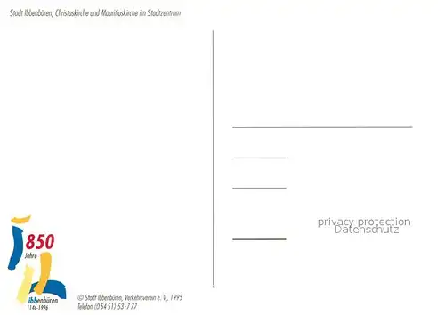 AK / Ansichtskarte Ibbenbueren Christuskirche Mauritiuskirche  Ibbenbueren