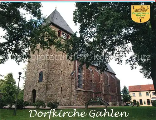 AK / Ansichtskarte Gahlen Dorfkirche Gahlen