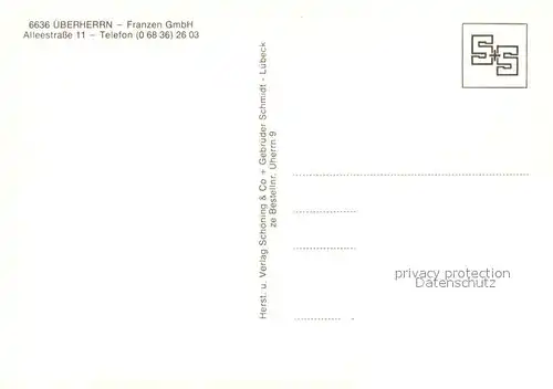 AK / Ansichtskarte ueberherrn Kirche Ortsansicht  ueberherrn