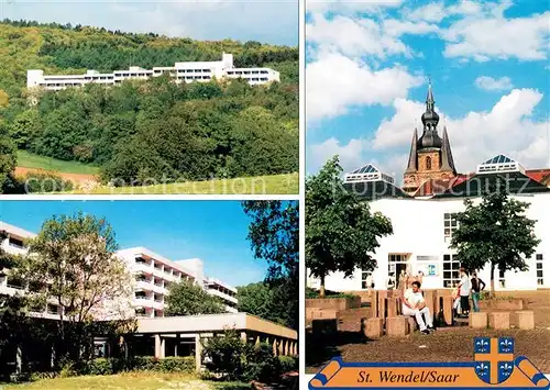 AK / Ansichtskarte Wendel_St Mia Muenster Haus Basilika Bosenberg Fachkliniken Wendel_St